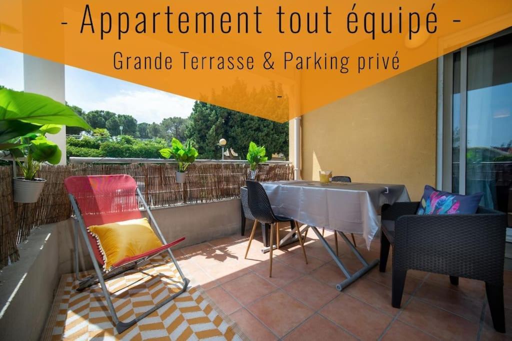 Appartement Tout Equipe Terrasse Et Parking Prive Marsilya Dış mekan fotoğraf